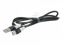 Дата-кабель универ. USB--Type-C, 1м, 3А, Borofone черный BX84
