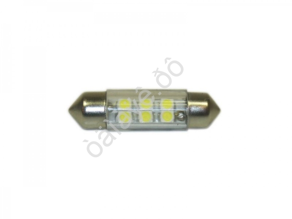 Светодиод 24V T11x36 S8,5 6SMD(3,5x2,8) WHITE/10