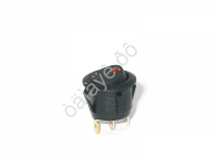 Переключатель 12V 16A (3c) ON-OFF красный с подсветкой1/10