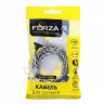 USB кабель Lightning 1м, 1.5А ткан. оплетка FORZA