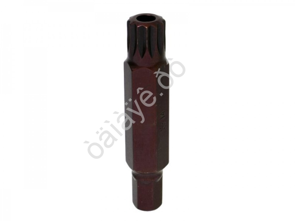 Бита М14 SPLINE, 12 лучей, L=75mm с отверстием МАЯКАВТО™ 1/10/20/200_ Бита М14 SPLINE, 12 лучей, L=75mm с отверстием МАЯКАВТО™ 1/10/20/200_