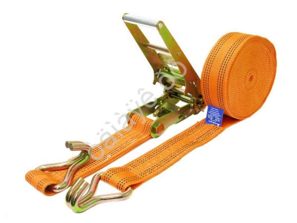 Стяжка груза шир. ленты  75мм, длиной 10м, с храп. механизмом МАЯКАВТО™ полипропилен /1/2