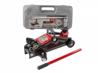 Домкрат подкатной гидравлический 2т (h min 140мм, h max 290мм) в кейсе FORCEKRAFT