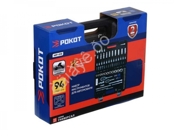 Набор инструментов  94пр. мини кейс РОКОТ