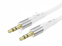 Аудиокабель AUX - адаптер Lightning для подключения к магнитоле с разъемом 3.5 Jack, 1м, белый HOCO UPA22 Hoco