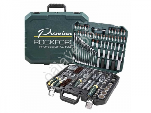 Набор инструментов 216пр. 1/4" 3/8" 1/2" 6pt 12pt 38841 Preminum (Rockforce)  /1/2