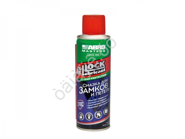 Смазка для замков и петель ABRO LL-200-AM-RE (200мл)