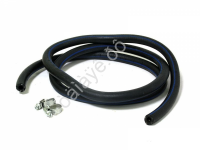 Шланг газовый для портативных плит, 2м + 2 хомута