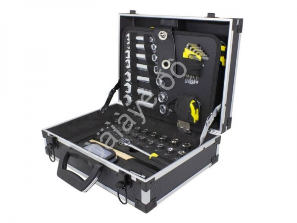 Набор инструментов 91пр. 1/4" 3/8" (6гр)(4.5-19мм),в аллюм. чемодане WMC TOOLS Набор инструментов 91пр. 1/4" 3/8" (6гр)(4.5-19мм),в аллюм. чемодане WMC TOOLS