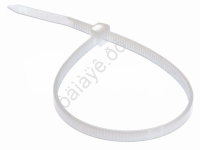 Хомут пластиковый   4х300  М5, белый 1уп/100шт /1/150_