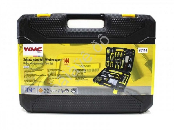 Набор инструментов 144пр. 1/4"(6гр.)(5-13мм) WMC TOOLS Набор инструментов 144пр. 1/4"(6гр.)(5-13мм) WMC TOOLS