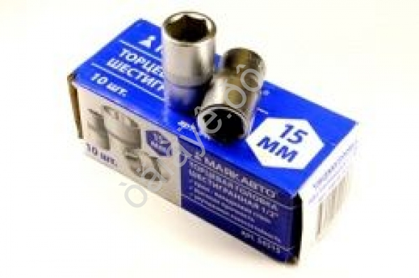 Головка 15мм 1/2" 6гр. МАЯКАВТО™ 1/10/240_ Головка 15мм 1/2" 6гр. МАЯКАВТО™ 1/10/240_