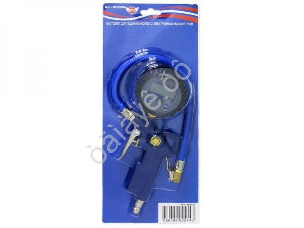 Пистолет для подкачки колес с электрон. манометром DG-004 М5  1/10/50_