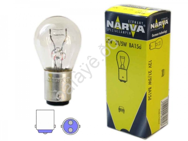 Лампа Narva P12-21/5W BA15d 17918 /10