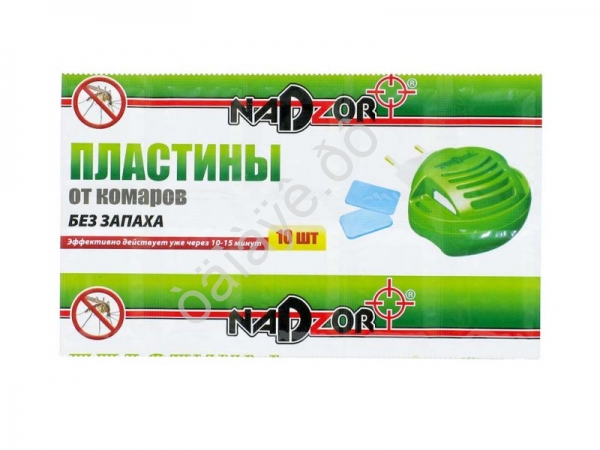 Репеллент "Mosquitall" пластины 1/48