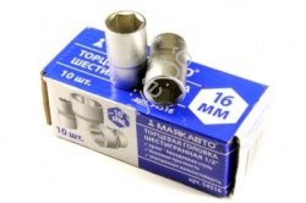 Головка  16мм 1/2" 6гр. МАЯКАВТО™ 1/15/240_