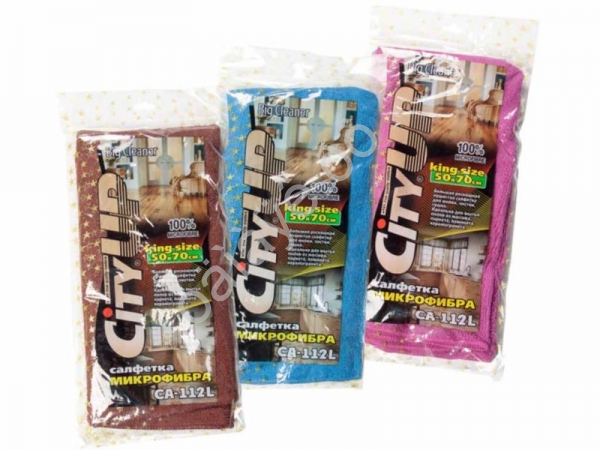 Салфетка Микро-Фибра СА-112 L 50*70см, в упаковке  /1/120