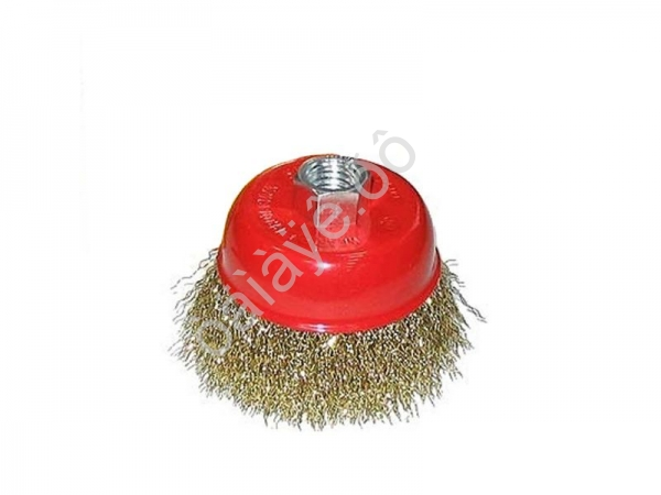Щетка металл. для УШМ 75мм/М14 (чашка/проволока) МТ /1/100_