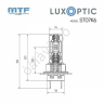 Светодиодные лампы MTF LIGHT серия LUXOPTIC H7/H18, 12W, 22W, 2200LM, 6000K, к-кт.