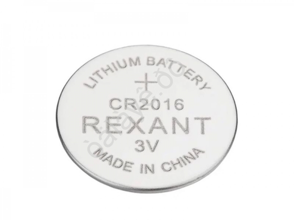 Батарейки литиевые CR2016 3В блистер 5 шт. REXANT /5