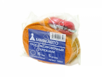 Трос буксировочный лента МАЯКАВТО™   15т, 5м, шириной 70мм с крюками  1/8/10