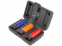 Головки ударные тонкостенные, набор 3пр., 1/2" (6гр.) RockFORCE