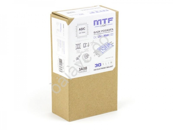 MTF BLOCK Блок розжига MTF Light 12V 35w Slim CAN-BUS 2А88 (с сопротивлением)