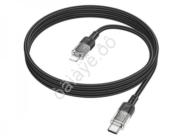 Дата-кабель Type-C - lightning USB/Iphone 1,2м, 27W, черный HOCO U129 Hoco