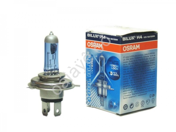 Лампа Osram H4 12V60/55W P43t CB 64193СВ  (шт) /10/100