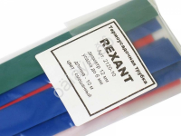 Термоусадочная трубка 12 мм REXANT цвет-микс (10м)