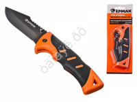 Нож туристический "ЕРМАК" складной, 22,5, двухкомпонентная ручка /1/12