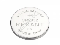 Батарейки литиевые CR2032 3В блистер 1 шт. REXANT /1