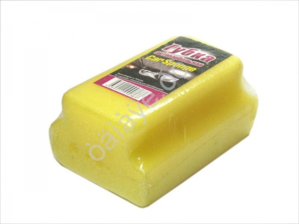 Губка для мытья машины большая "рельса" 1/48