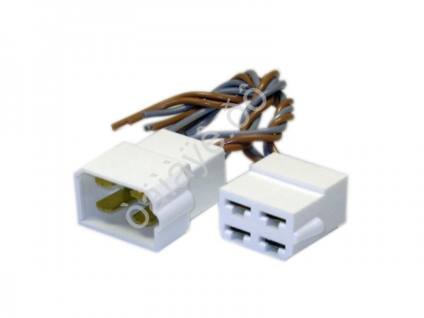 Колодка 4-контакт.(6,3мм) с проводами S=0.5мм /10