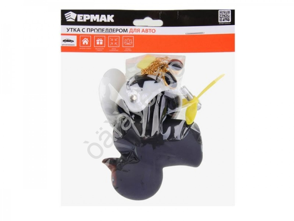 Игрушка на панель утка с пропеллером, черный, ЕРМАК Игрушка на панель утка с пропеллером, черный, ЕРМАК