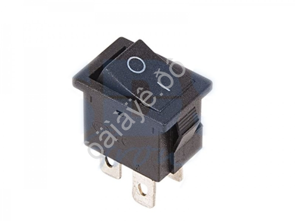 Переключатель 250V 6A (4c) ON-OFF черный Mini/10 Переключатель 250V 6A (4c) ON-OFF черный Mini/10