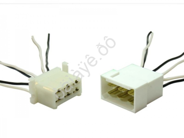 Колодка 6-ти контакт. (6,3мм) с проводами  /5