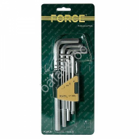 F5093L Набор ключей-шестигран. длинных  9предм.  /1/10