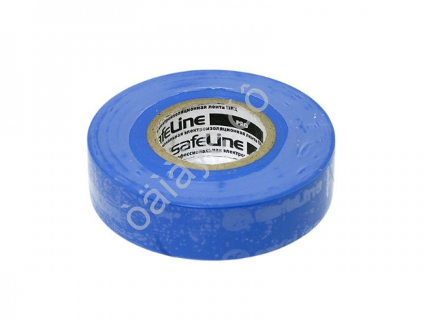 Изолента 19мм*20м "SafeLine" синяя /10/200 Изолента 19мм*20м "SafeLine" синяя /10/200