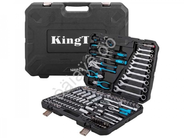 Набор инструментов 128пр. 1/4", 1/2" (6гр.) KINGTUL