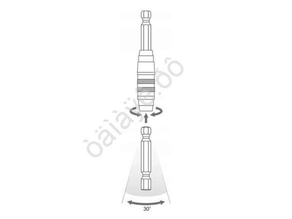 Держатель бит 1/4" угловой YATO Держатель бит 1/4" угловой YATO