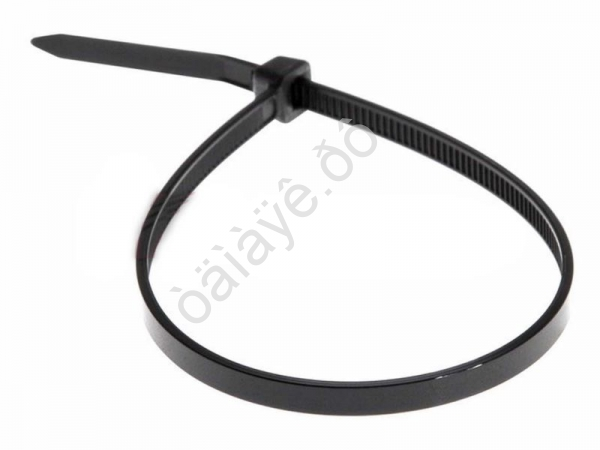 Хомут пластиковый   5х400  М5, черный 1уп/100шт /1/100_
