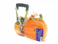 Стяжка груза шир. ленты  50мм, длиной 6м, 7,5т с храп. механизмом МАЯКАВТО™ полиэстер 1/4