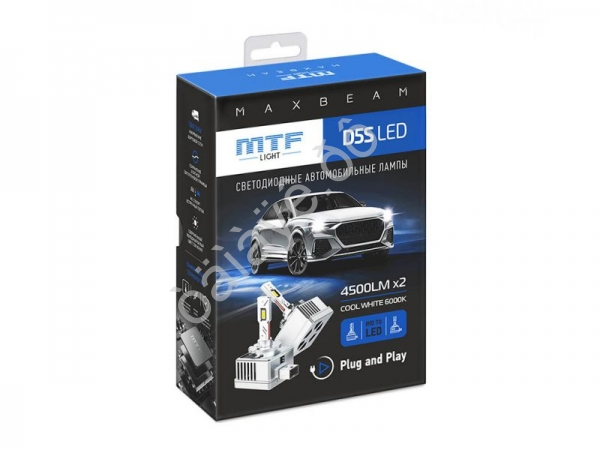 Светодиодные лампы MTF Light, серия MaxBeam, D5S, 12V, 35W, 4500lm, 6000K, кулер, комплект. Светодиодные лампы MTF Light, серия MaxBeam, D5S, 12V, 35W, 4500lm, 6000K, кулер, комплект.