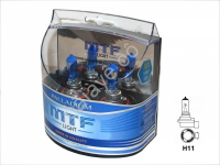Набор ламп MTF H11 12V55W Palladium 5500K (Корея)