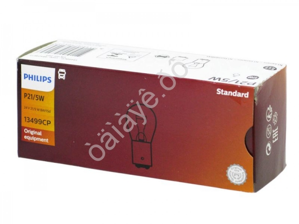 Лампа PHILIPS 24V21/5W ВАY15d /10 Лампа PHILIPS 24V21/5W ВАY15d /10