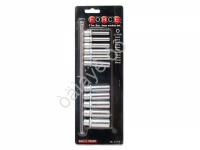 F21115 1/4"  Набор головок 6гр. L-50мм  11 пр.