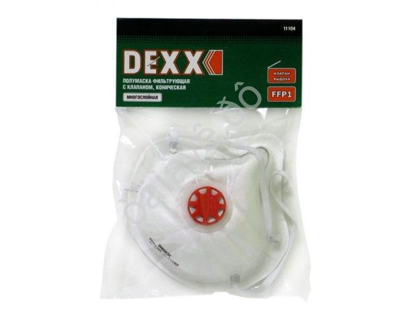 Респиратор DEXX С клапаном FFP1
