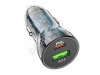 АЗУ в прикуриватель 1USB3.0 Quick Charger+1PD Type-C(30W), черный HOCO Z47A Hoco