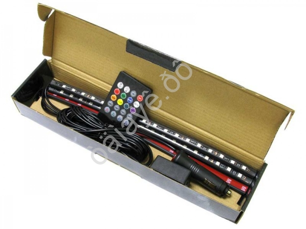 Подсветка ног LED с блоком и пультом управления 18диодов (4шт) Подсветка ног LED с блоком и пультом управления 18диодов (4шт)